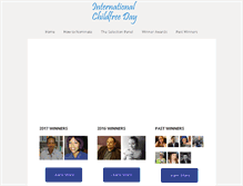 Tablet Screenshot of internationalchildfreeday.com